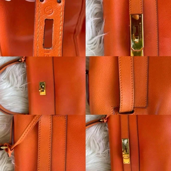 Vintage Hermès Kelly Retourne 32 - Picture 15 of 16